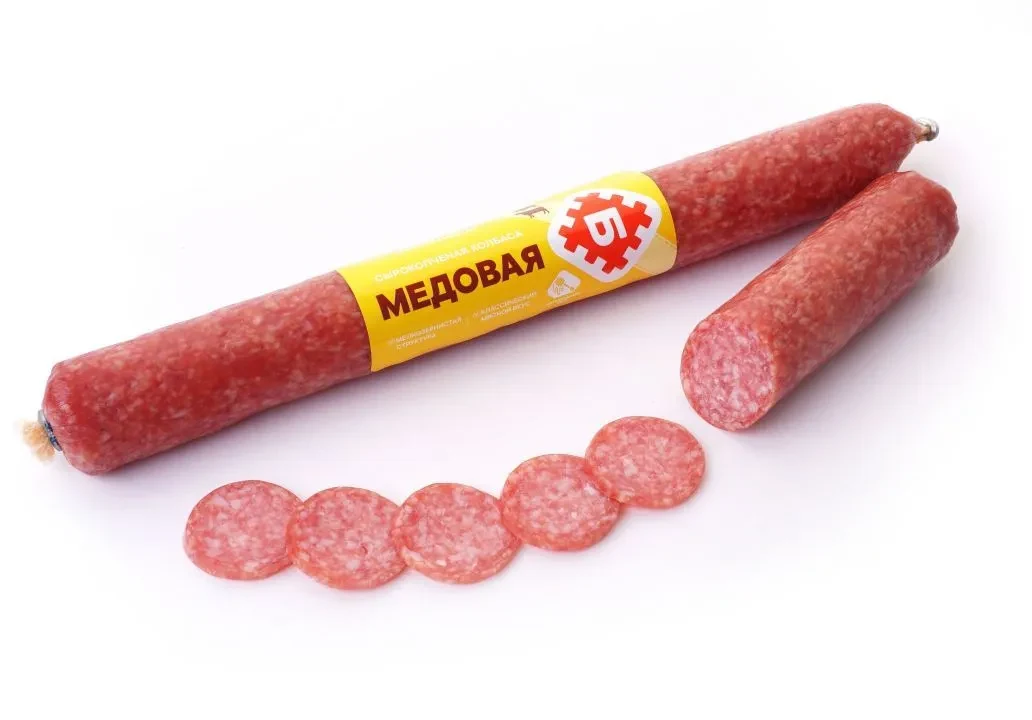 Колбаса сырокопченая салями "Медовая"  Брест