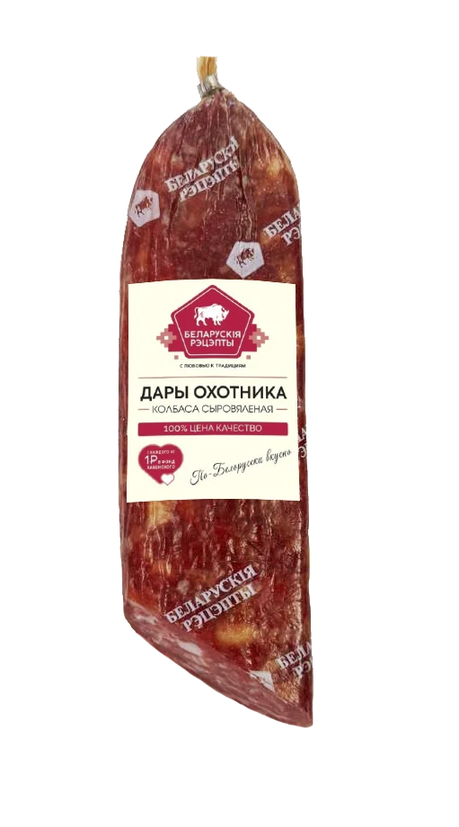 Дары охотника колбаса сырокопченая Белорусские рецепты