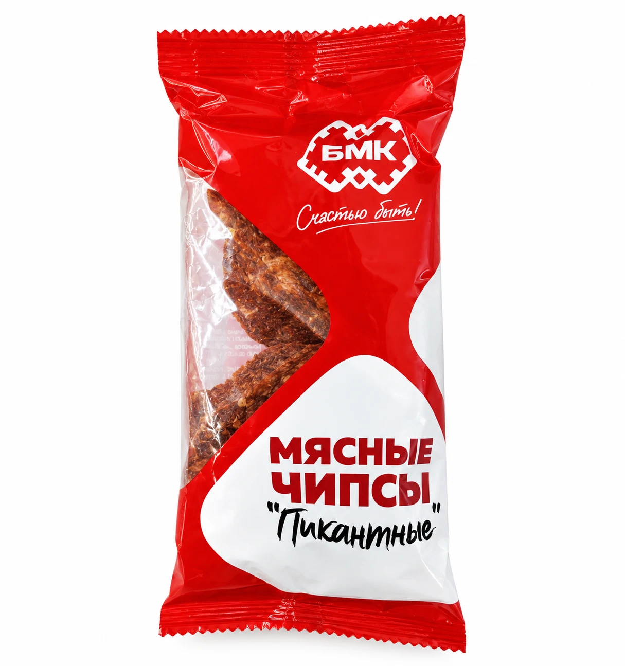 Мясные чипсы Пикантные с/в газ 50г БМК