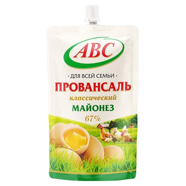 Майонез Провансаль Классический 67% Дой-Пак 400 гр АВС