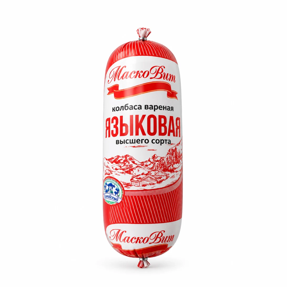 Колбаса вареная Языковая Витебский 500 гр
