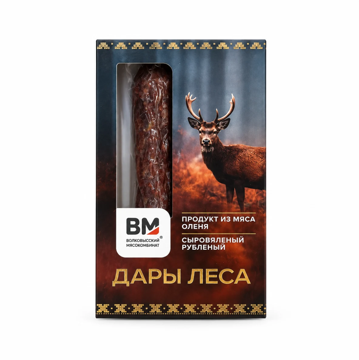 Продукт сыровяленый из мяса оленя Дары Леса Волковысский МК