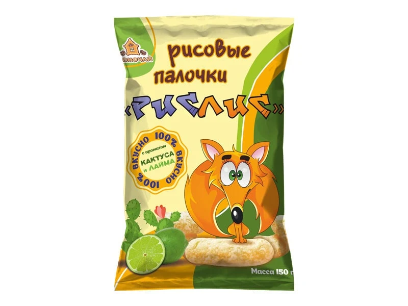 Рисовые палочки "РИСЛИС" с ароматом кактуса и лайма