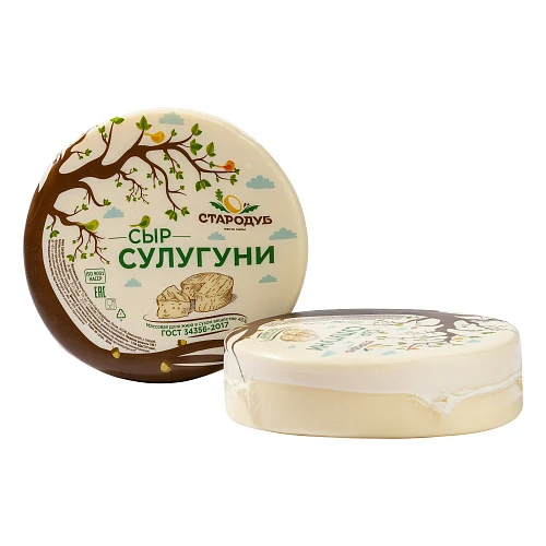 Сыр рассольный Сулугуни 45% Стародуб