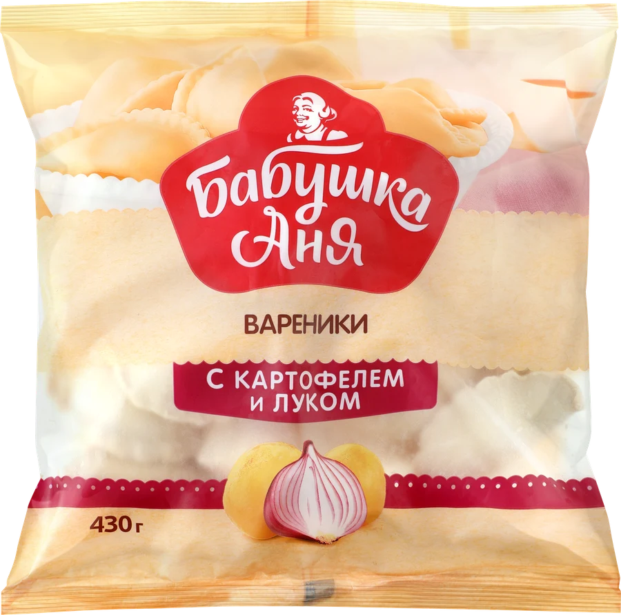 Вареники с картофелем и луком Бабушка Аня 430 гр