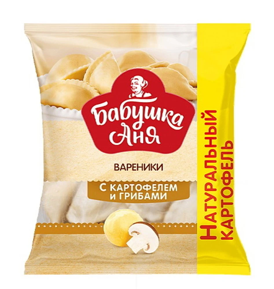Вареники с картофелем и грибами Бабушка Аня 430 гр