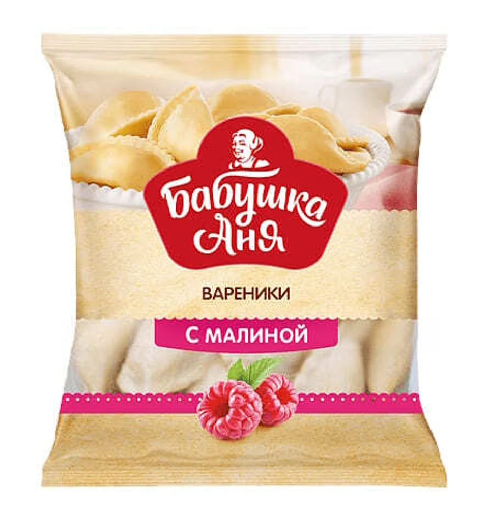 Вареники с малиной Бабушка Аня 430 гр