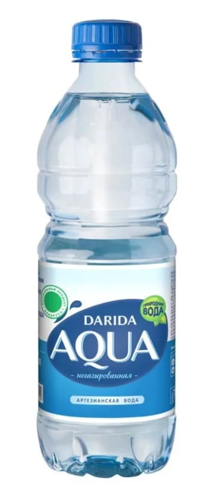 Вода питьевая не газированная "Аква Дарида" 0,5л.
