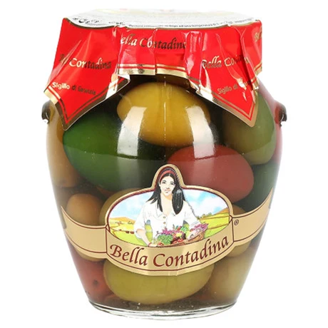 Оливки Bella Contadina Fantasia Ассорти с косточкой, 290г