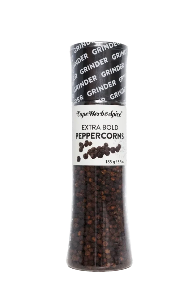 Перец черный горошек 185 грамм в мельнице Cape Herb & Spice