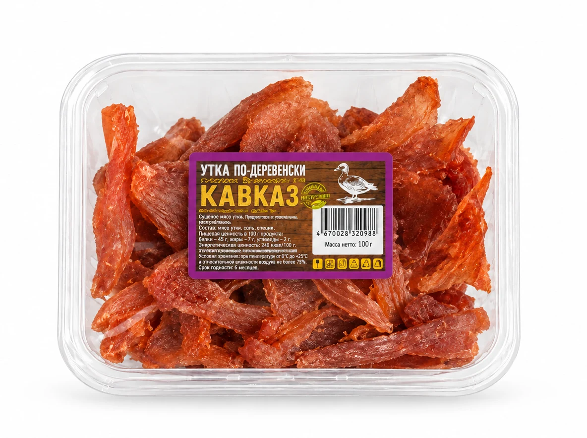 Мясные чипсы Утка по-Пекински "Кавказ"