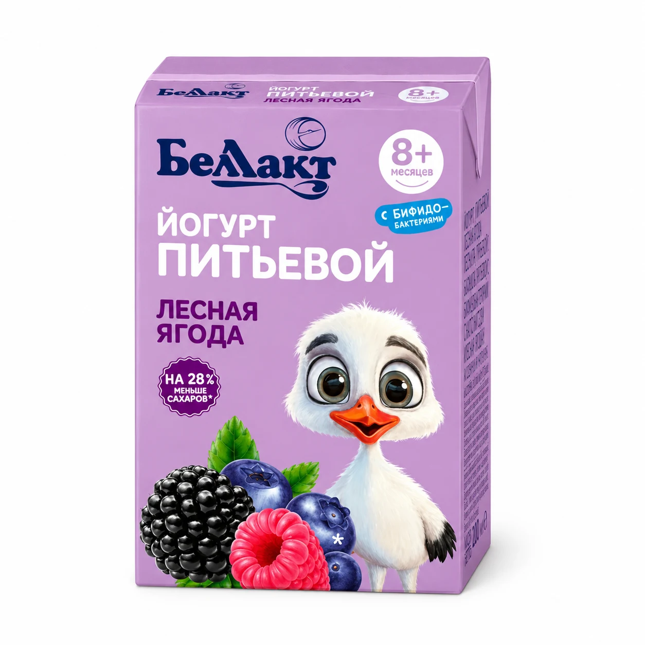 Йогурт питьевой Лесная ягода 210 гр Беллакт