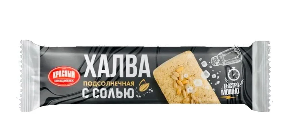 Халва подсолнечная с солью Красный пищевик 60 гр