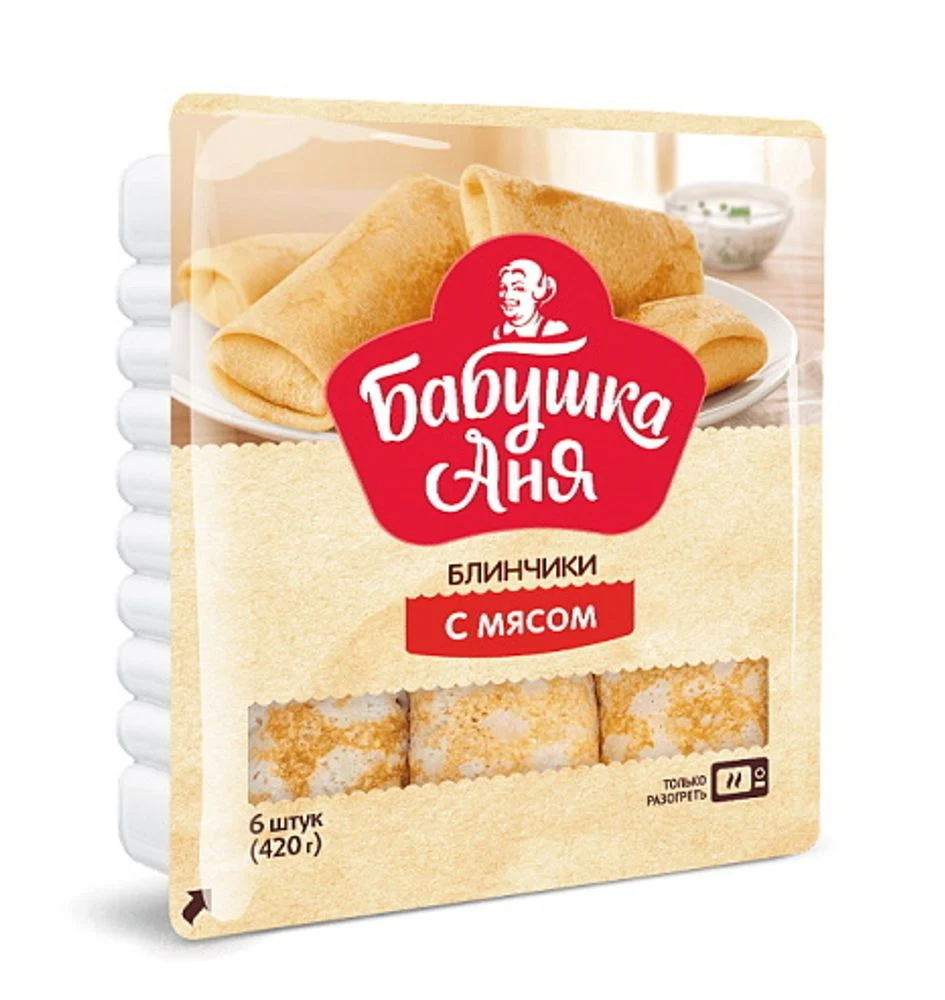 Блинчики с мясом "Бабушка Аня" 420 гр