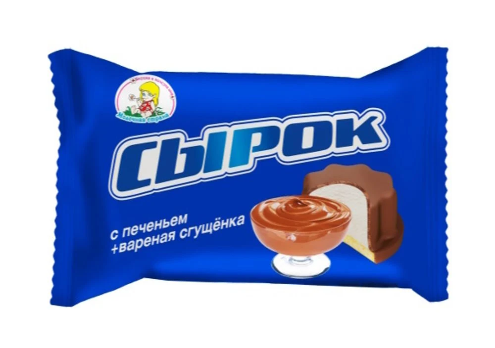 Сырок глазир. на печенье сгущенка 20% 40гр Минск