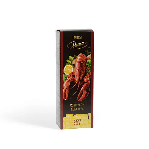 Чипсы картофельные Мира со вкусом лобстера Тм Мира 200 гр