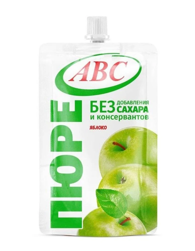Пюре яблочное 200г ТМ АВС Дой-Пак