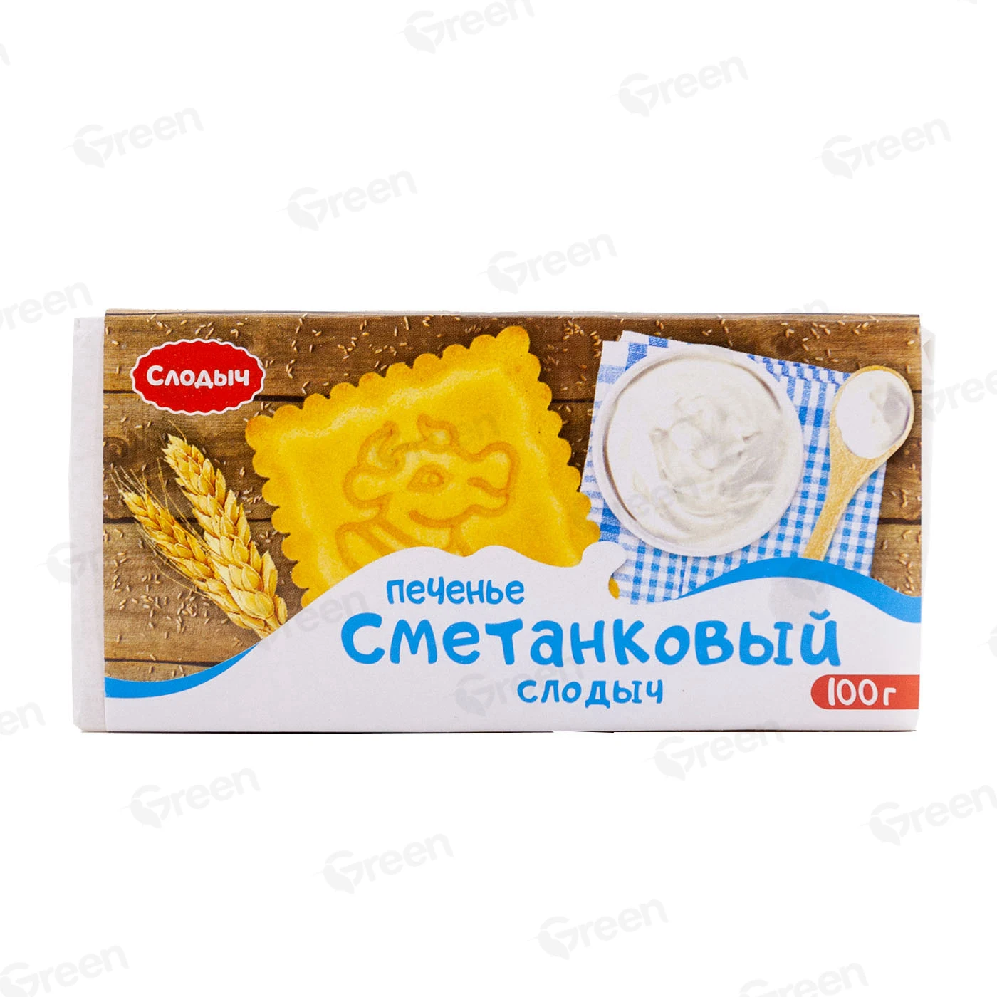 Печенье сахарное Сметанковый Слодыч ОАО Слодыч 100гр