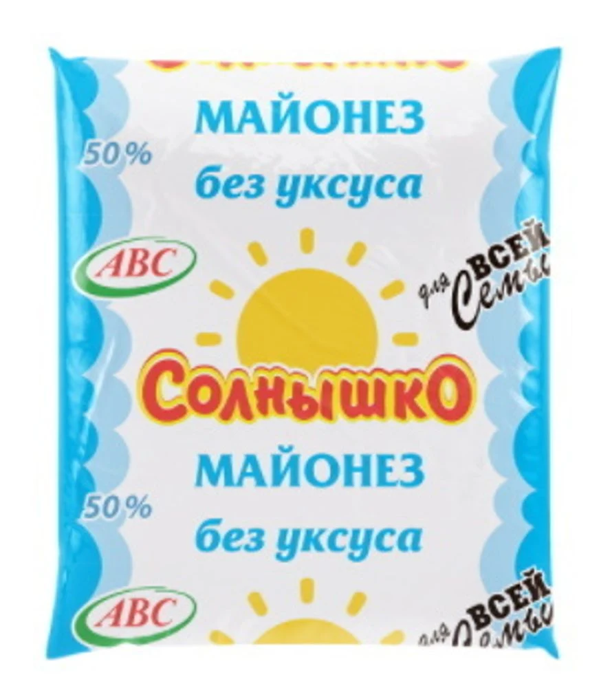 Майонез "Солнышко" 50% ТМ АВС 360 г