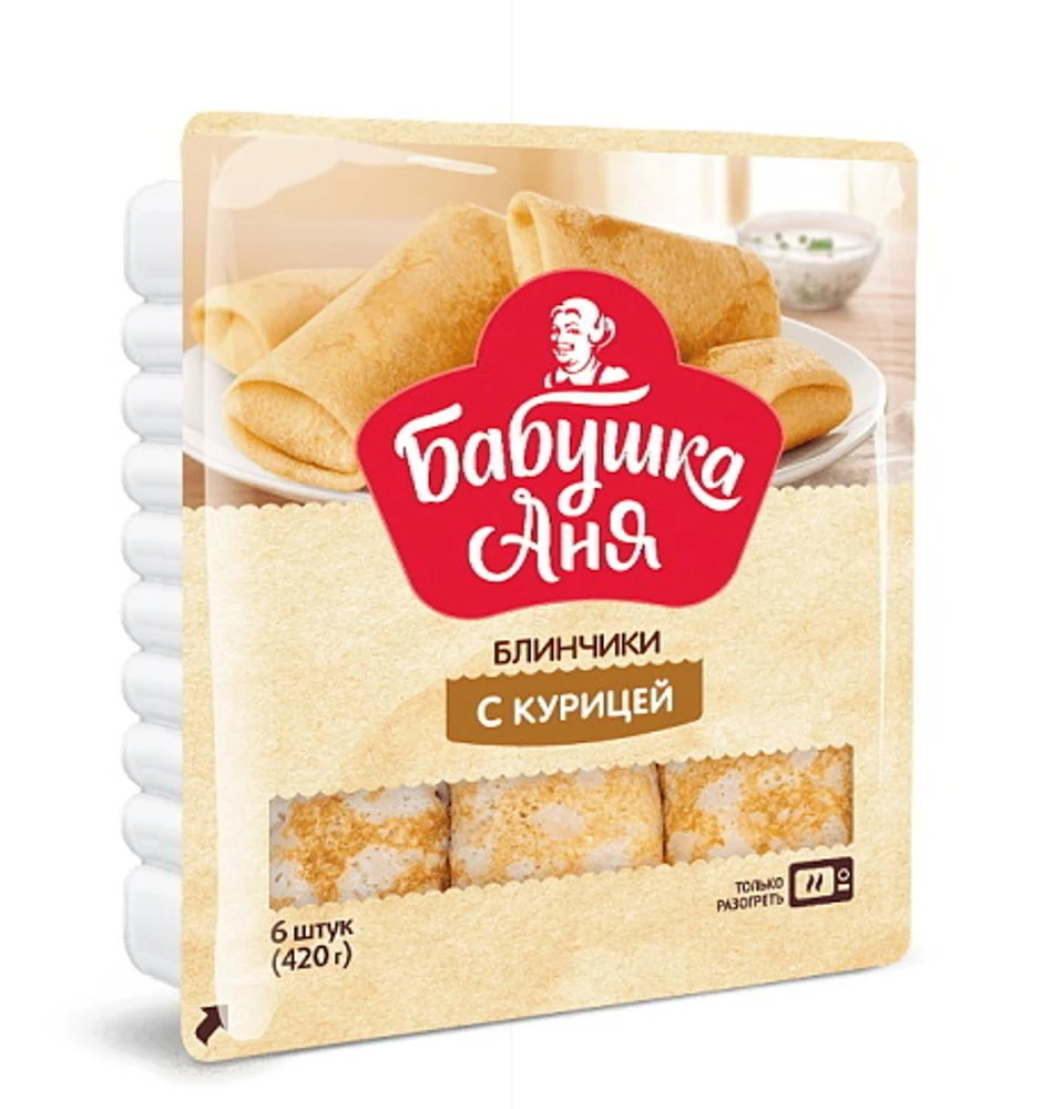 Блинчики с курицей "Бабушка Аня" 420 гр