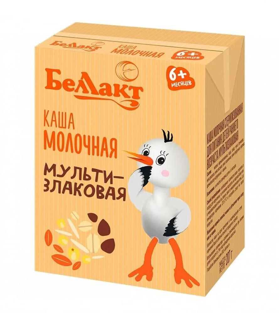 Каша молочная мультизлаковая детская 207гр Беллакт
