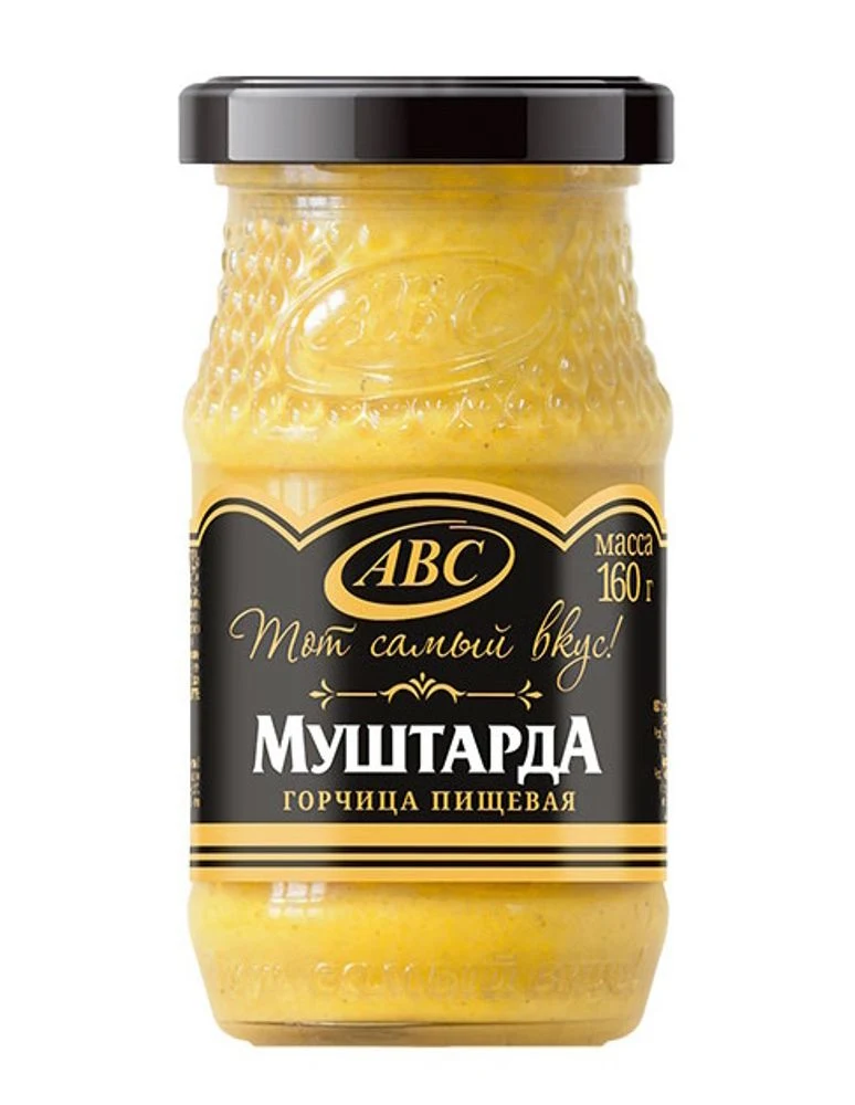 Горчица Муштарда ТМ АВС 160г