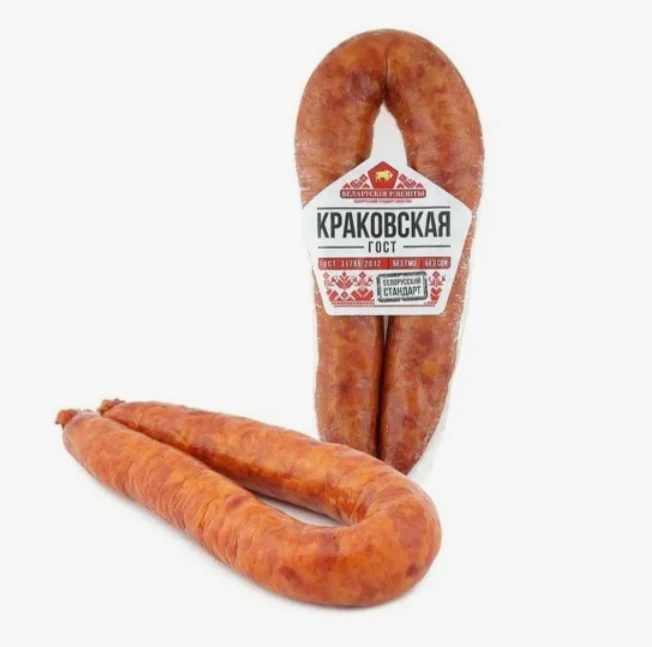 Колбаса Краковская полукопченая ГОСТ Бел. Рецепты