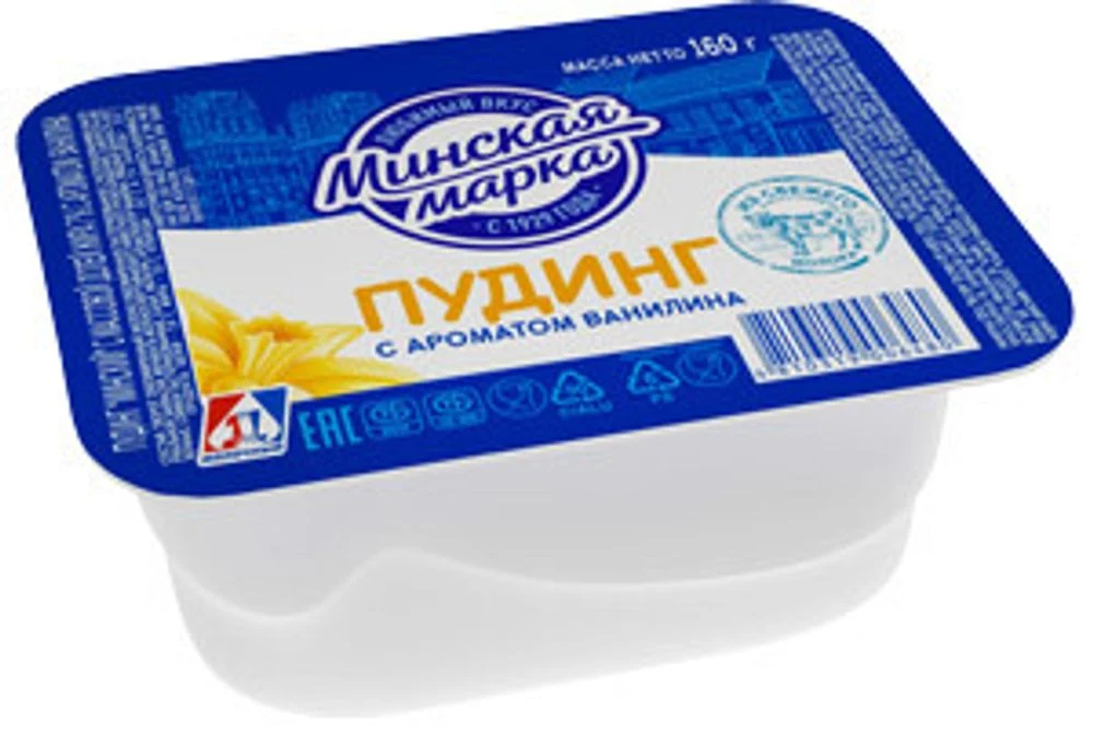 Пудинг Минская марка ванильный  7% 160г Минск