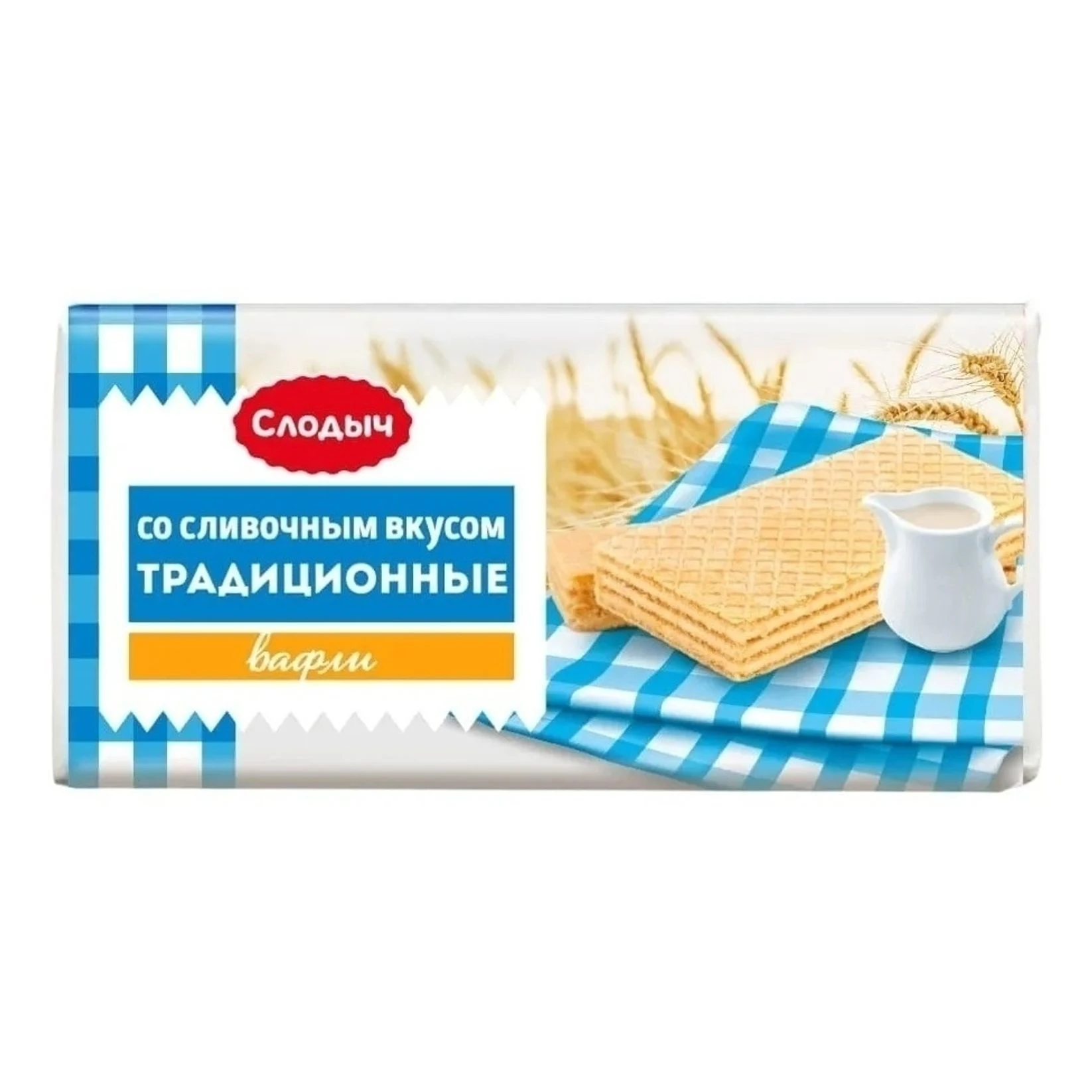 Вафли Традиционные со сливочным вкусом Слодыч 100гр